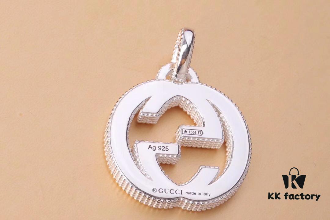 692fee8299f2d84055c8d291 Authentic Replicated Gucci Cactus Classic Double G Necklace, Direct Wax Mold Craftsmanship, 925 Silver Material, Unisex Design, High-Quality Finish