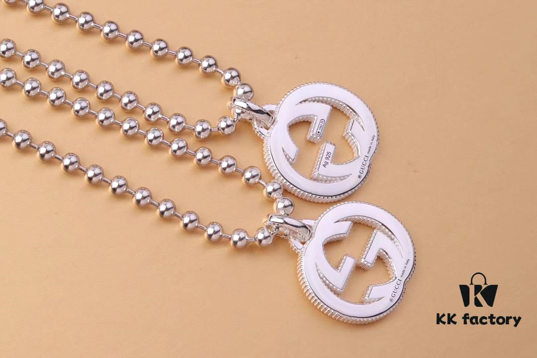 692fee8399f2d84055c8d294 Authentic Replicated Gucci Cactus Classic Double G Necklace, Direct Wax Mold Craftsmanship, 925 Silver Material, Unisex Design, High-Quality Finish