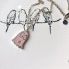 692fee8c99f2d84055c8d2a2 Gucci Ghost Pink Enamel Pendant, Comes with Accessory Box and Dust Bag, Includes 925 Silver Chain, Reversible Design, Excellent Condition, Rare Color from Official Stores, Logo Features the Ghost's Eyes, Soft Pink Tone, Subtle Without Oversized G Logo, Stylish and Versatile Design