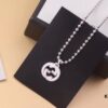 692fee9499f2d84055c8d2af Authentic Replicated Gucci Cactus Classic Double G Necklace, Direct Wax Mold Craftsmanship, 925 Silver Material, Unisex Design, High-Quality Finish