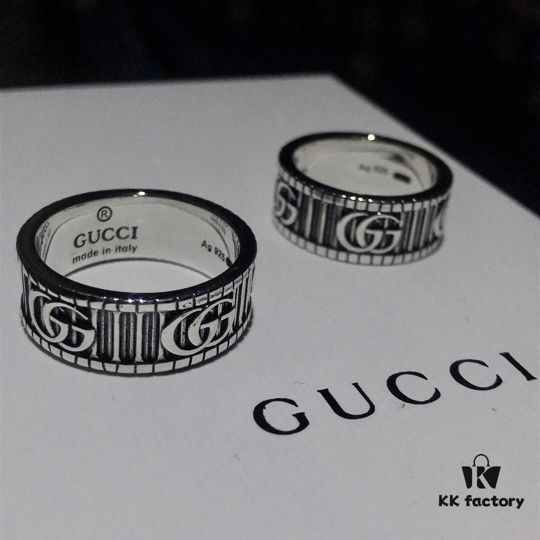Double G Kill! Grab It Now! Classic Double G Logo Gucci-Inspired Vintage Style Couples Ring or Best Friends Ring