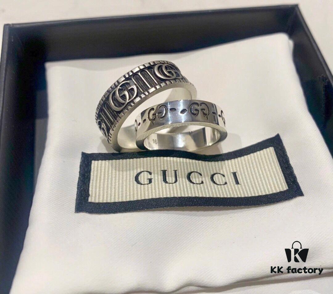 Double G Kill! Grab It Now! Classic Double G Logo Gucci-Inspired Vintage Style Couples Ring or Best Friends Ring