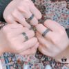 Double G Kill! Grab It Now! Classic Double G Logo Gucci-Inspired Vintage Style Couples Ring or Best Friends Ring