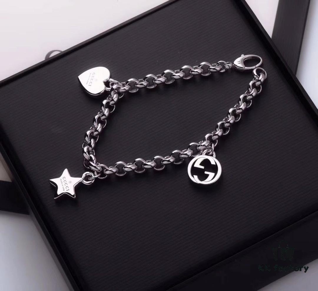 692feea099f2d84055c8d2c5 Authentic Counter Sample 2019 New Gucci Bracelet - 33g Version! Only True-to-Original on Market! 925 Sterling Silver with Anti-Counterfeit Logo Code