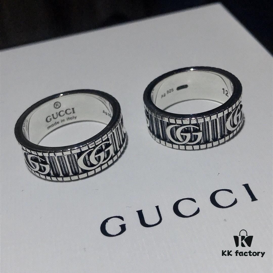 Double G Kill! Grab It Now! Classic Double G Logo Gucci-Inspired Vintage Style Couples Ring or Best Friends Ring