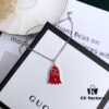 Gucci Ghost Enamel Silver Necklace