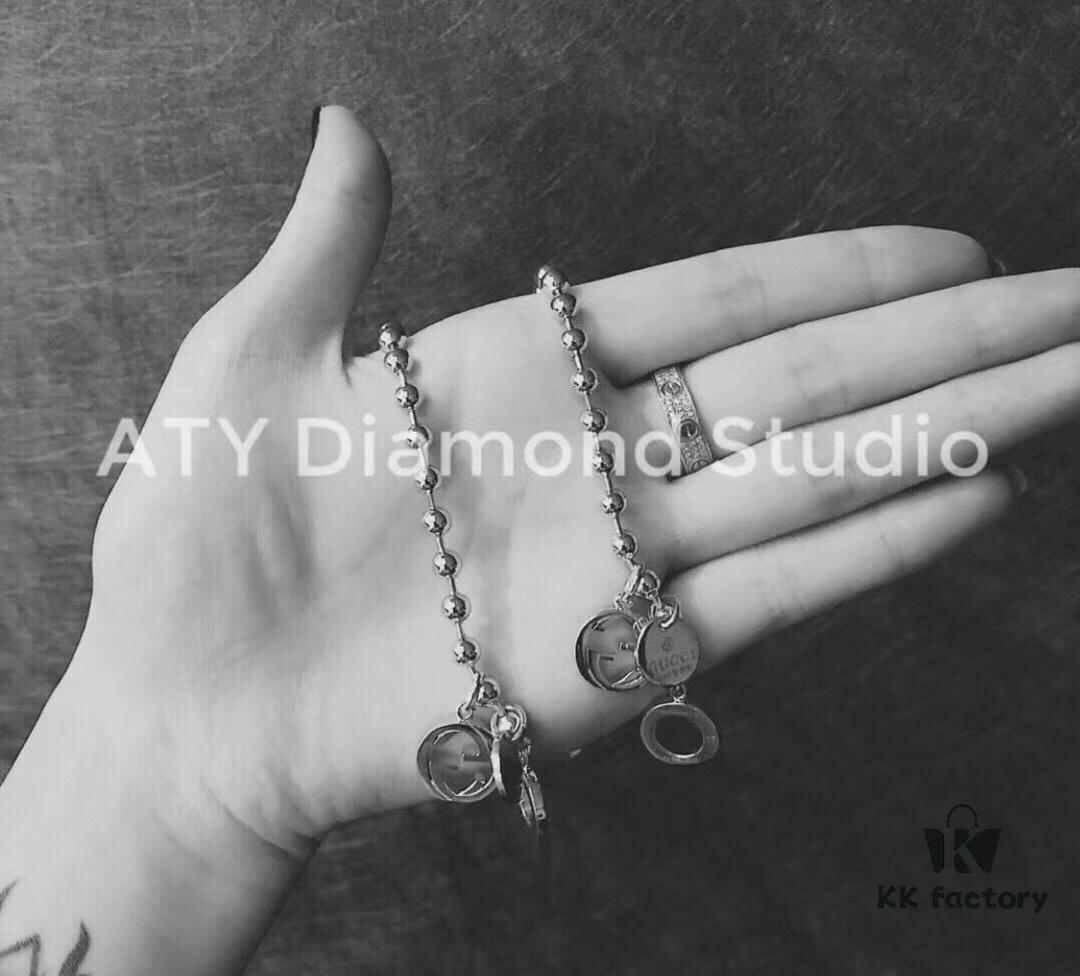 692feeb299f2d84055c8d2e6 New Arrival! Gucci Men's Prayer Bead Bracelet with Clasp Design, Couple and Best Friend Style Necklace