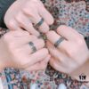 Double G Kill! Buy It Now! Classic Double G Logo Gucci-Style Vintage Couple Ring for Lovers and Best Friends