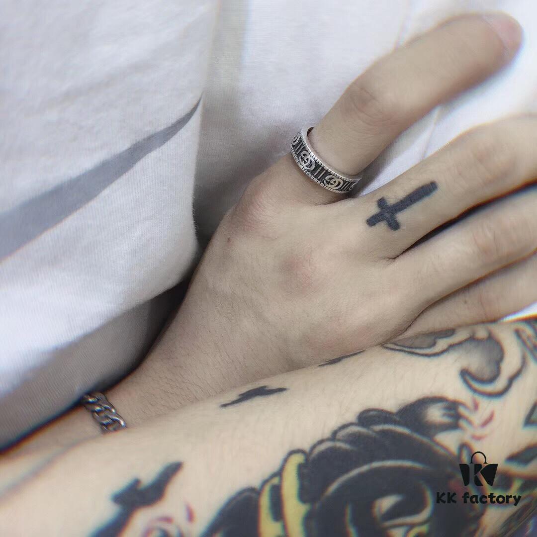 Double G Kill! Buy It Now! Classic Double G Logo Gucci-Style Vintage Couple Ring for Lovers and Best Friends