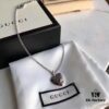 692feee499f2d84055c8d32f Xiaohongshu Viral Hit! Upgraded High-End Quality Gucci 'Love Fearless' Double-Sided Pattern Bird Flower Couple Necklace