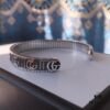 692feee499f2d84055c8d330 Gucci Double G Bracelet, Size 19#