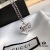 692feee999f2d84055c8d337 Xiaohongshu Viral Hit! Upgraded High-End Quality Gucci 'Love Fearless' Double-Sided Pattern Bird Flower Couple Necklace