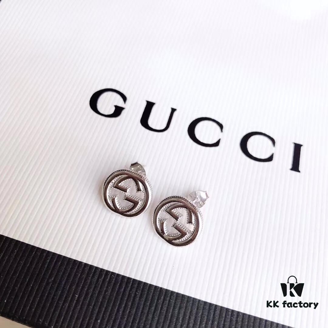692feef299f2d84055c8d348 New Arrival Gucci Double G Stud Earrings