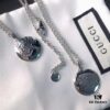 692feef499f2d84055c8d34d Gucci Loyalty Tiger Head Necklace with Double-Sided Pattern