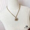 692feefb99f2d84055c8d357 New Year Gift 🎁 2020 New Gucci Double G Full Diamond Necklace Bracelet, Counter-Matching Brass Material