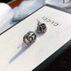 692fef0599f2d84055c8d369 New Arrival Sterling Silver Stud Earrings Featuring Interlocking GG Motif on Twisted Ribbon Design