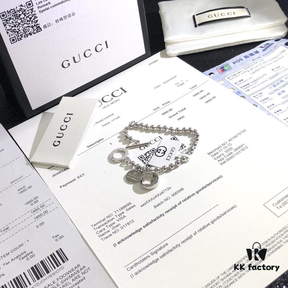 692fef0699f2d84055c8d36a Gucci Bracelet Genuine Photo One-to-One Replica with Stickers Tags and Receipt Complete Set