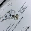 692fef0c99f2d84055c8d376 Gucci Real Photo One-to-One Replica Sticker, Labels, Receipt Included, Pure Silver Double G Necklace, Unisex Fashion Minimalist Design