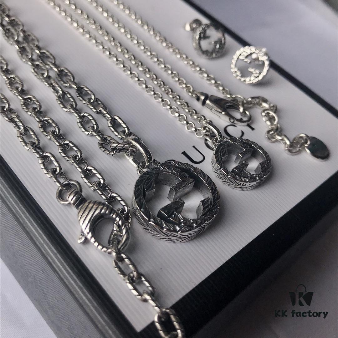 New Arrival Today! Interlocking Double G Necklace (2 Styles) / Ear Studs