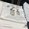 692fef1699f2d84055c8d389 Gucci Official Photos Replica One-to-One Sticker, Labels, Receipt Included, Gucci Ghost Skull Necklace, Double G Texture Pendant, Artistic Design, 65cm Chain Length, Must-Have for Fashion Enthusiasts