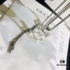 692fef1899f2d84055c8d38e Gucci Official Photos Replica One-to-One Sticker, Labels, Receipt Included, Gucci Ghost Skull Necklace, Double G Texture Pendant, Artistic Design, 65cm Chain Length, Must-Have for Fashion Enthusiasts