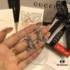 692fef2299f2d84055c8d3a0 GUCCI Full Diamond Double G Bee Stud Earrings