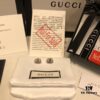 GUCCI Double G Twisted Rope Stud Earrings