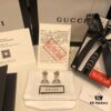 692fef2499f2d84055c8d3a6 GUCCI Full Diamond Double G Bee Stud Earrings