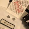 GUCCI Double G Twisted Rope Stud Earrings
