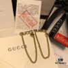 692fef2c99f2d84055c8d3b3 GUCCI Tassel Double G Stud Earrings