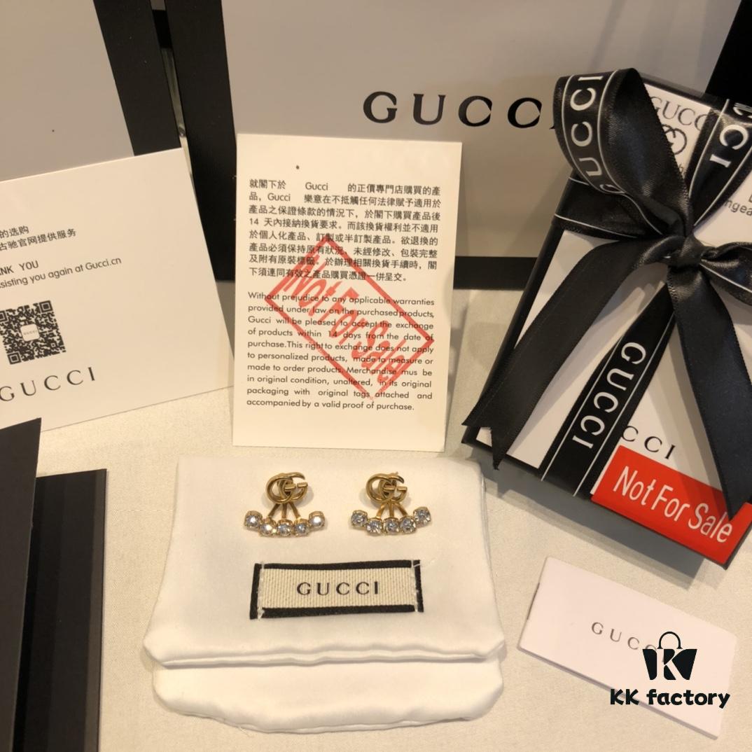 692fef3999f2d84055c8d3c3 GUCCI Double G Multi-Wear Stud Earrings