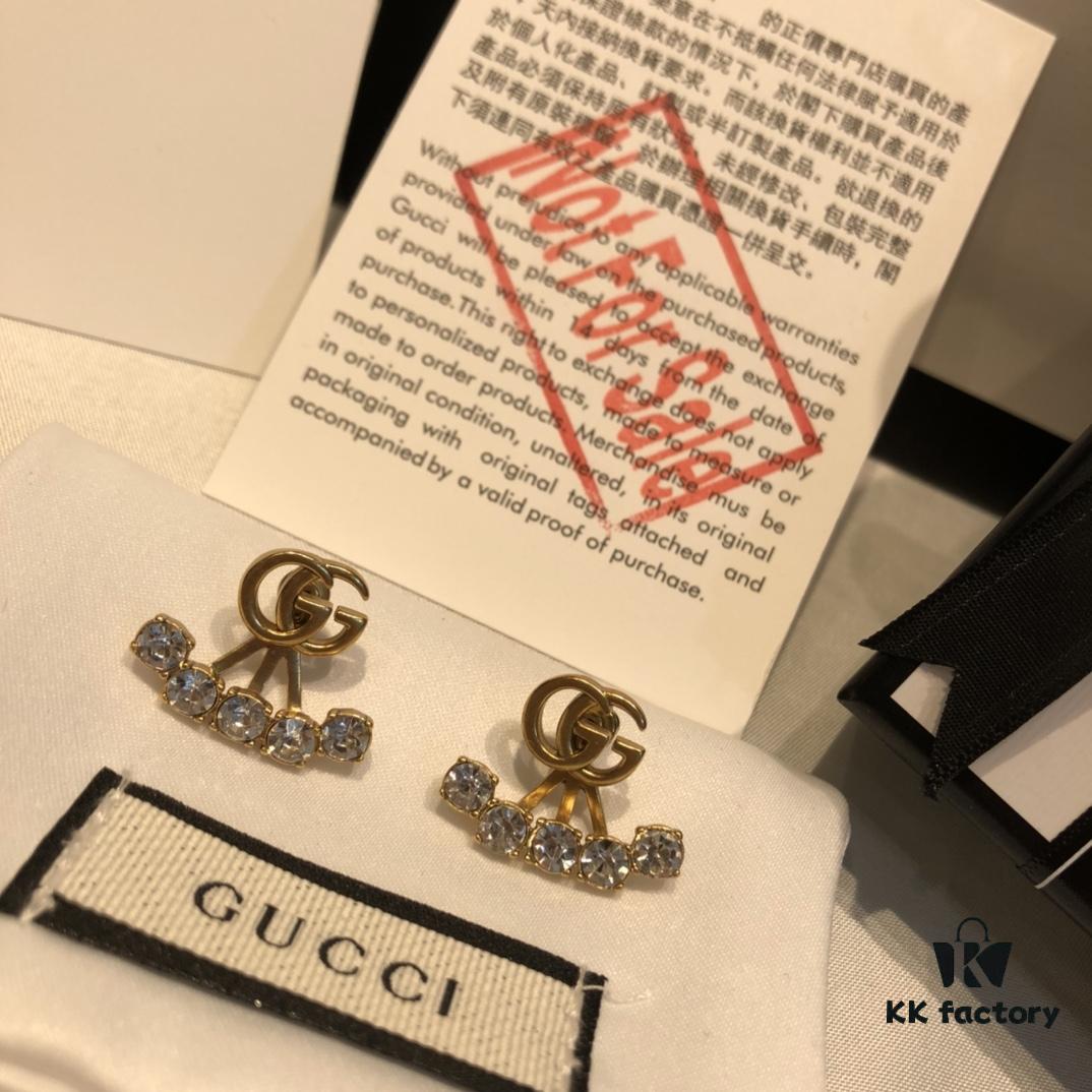 692fef3a99f2d84055c8d3c6 GUCCI Double G Multi-Wear Stud Earrings