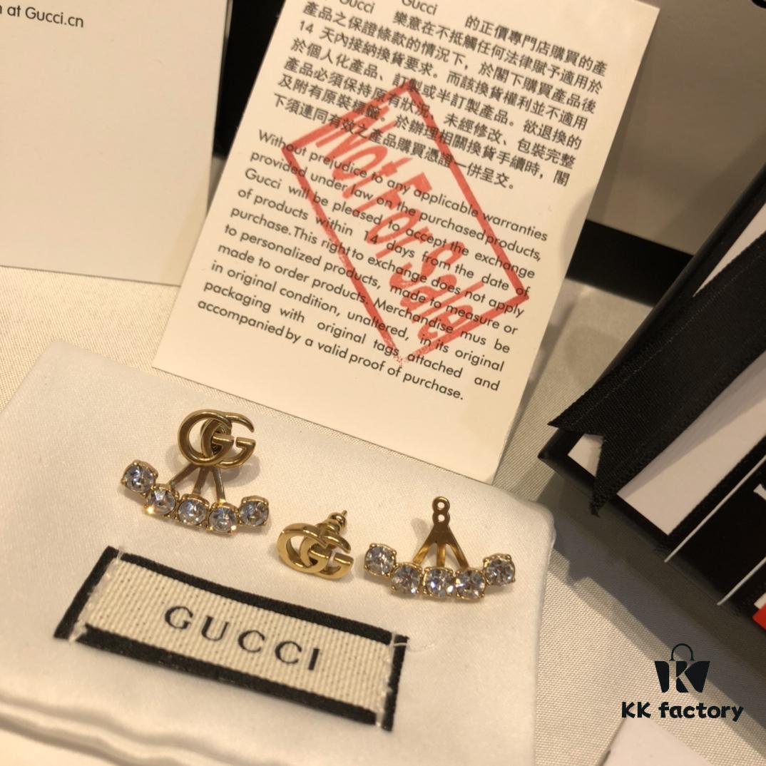 692fef3c99f2d84055c8d3c7 GUCCI Double G Multi-Wear Stud Earrings