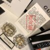 GUCCI Pearl Double G Brooch