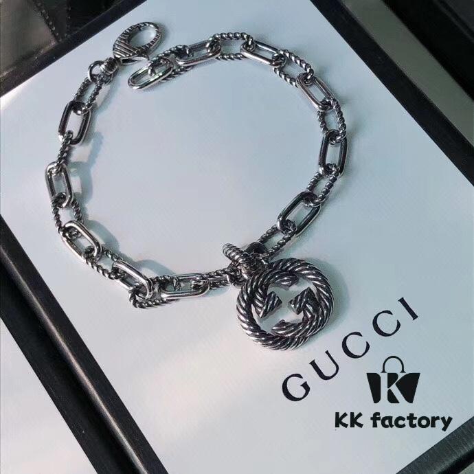 G Brand Sterling Silver Double G Twisted Rope Set