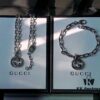 G Brand Sterling Silver Double G Twisted Rope Set