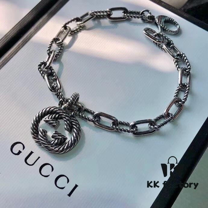 G Brand Sterling Silver Double G Twisted Rope Set