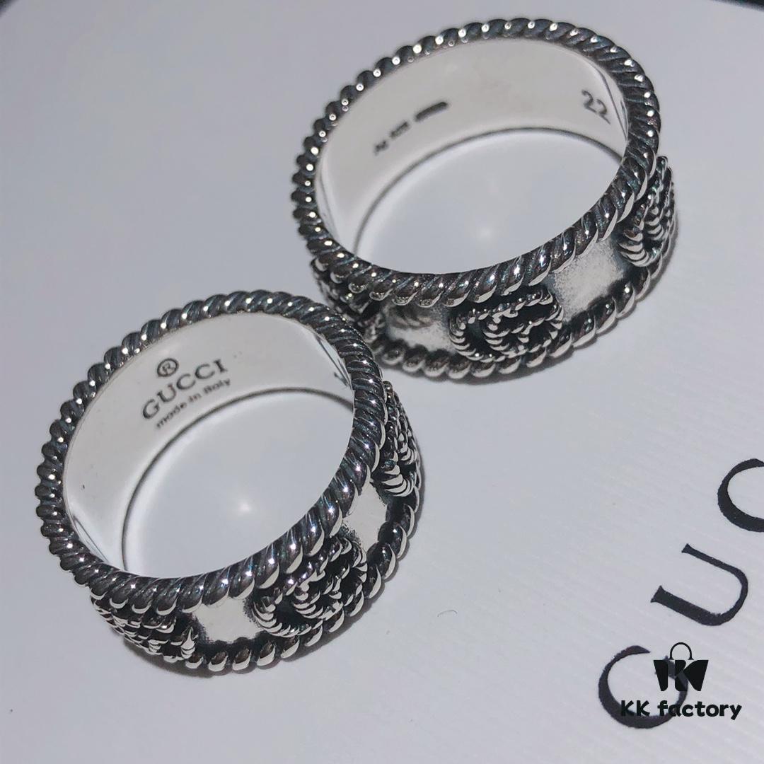 692fef7799f2d84055c8d428 Latest New Arrival 🆕🔥 Gucci Double G Twisted Ring 💍 Thick and Bold Design, Unisex Wear