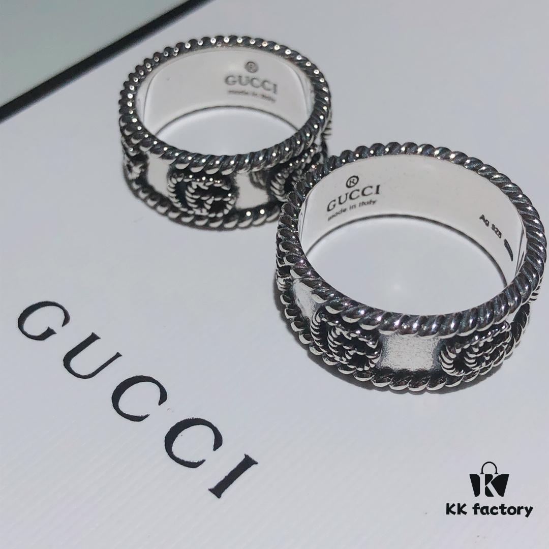 692fef7799f2d84055c8d42b Latest New Arrival 🆕🔥 Gucci Double G Twisted Ring 💍 Thick and Bold Design, Unisex Wear