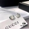 692fef7f99f2d84055c8d43f Exclusive Launch! Now Available! Authentic Custom Gucci Blind For Love Pure Silver Earrings, Heart-shaped Silver Studs Engraved with Iconic Gucci Motifs Including Eyes, Hearts, and the Phrase 'Blind For Love', Unisex Design Perfect for Couples, Comes with Full Packaging, Ideal as a Gift or for Personal Use!