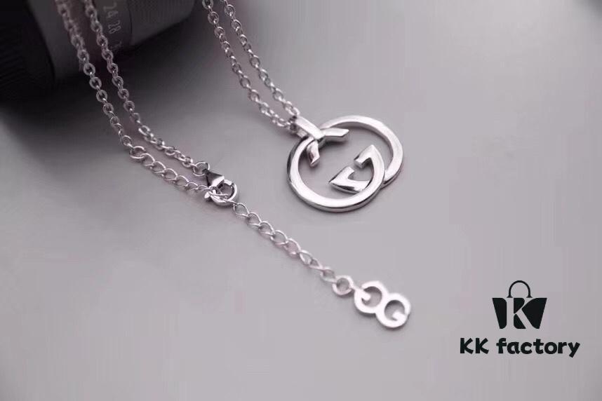 692fef8299f2d84055c8d44c Gucci Double G Interlocking Necklace ♥️ Popular Counter Bestseller