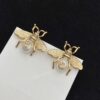 692fef9e99f2d84055c8d486 Gucci Bee Stud Earrings with Vintage Charm, Sparkling Diamonds, Small and Exquisite