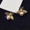 692fef9f99f2d84055c8d487 Gucci Bee Stud Earrings with Vintage Charm, Sparkling Diamonds, Small and Exquisite