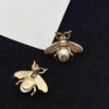 692fefa099f2d84055c8d48a Gucci Bee Stud Earrings with Vintage Charm, Sparkling Diamonds, Small and Exquisite