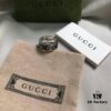 Gucci 925 Sterling Silver Double G Striped Vintage Ring