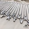 Gucci 925 Sterling Silver 26-Letter Vintage Necklace