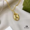 Gucci Gucci 925 Sterling Silver Pig Nose Necklace