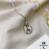 Gucci Gucci 925 Sterling Silver Pig Nose Necklace