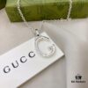 Gucci Gucci 925 Sterling Silver Large G Pendant Minimalist Necklace