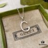 Gucci Gucci 925 Sterling Silver Large G Pendant Minimalist Necklace